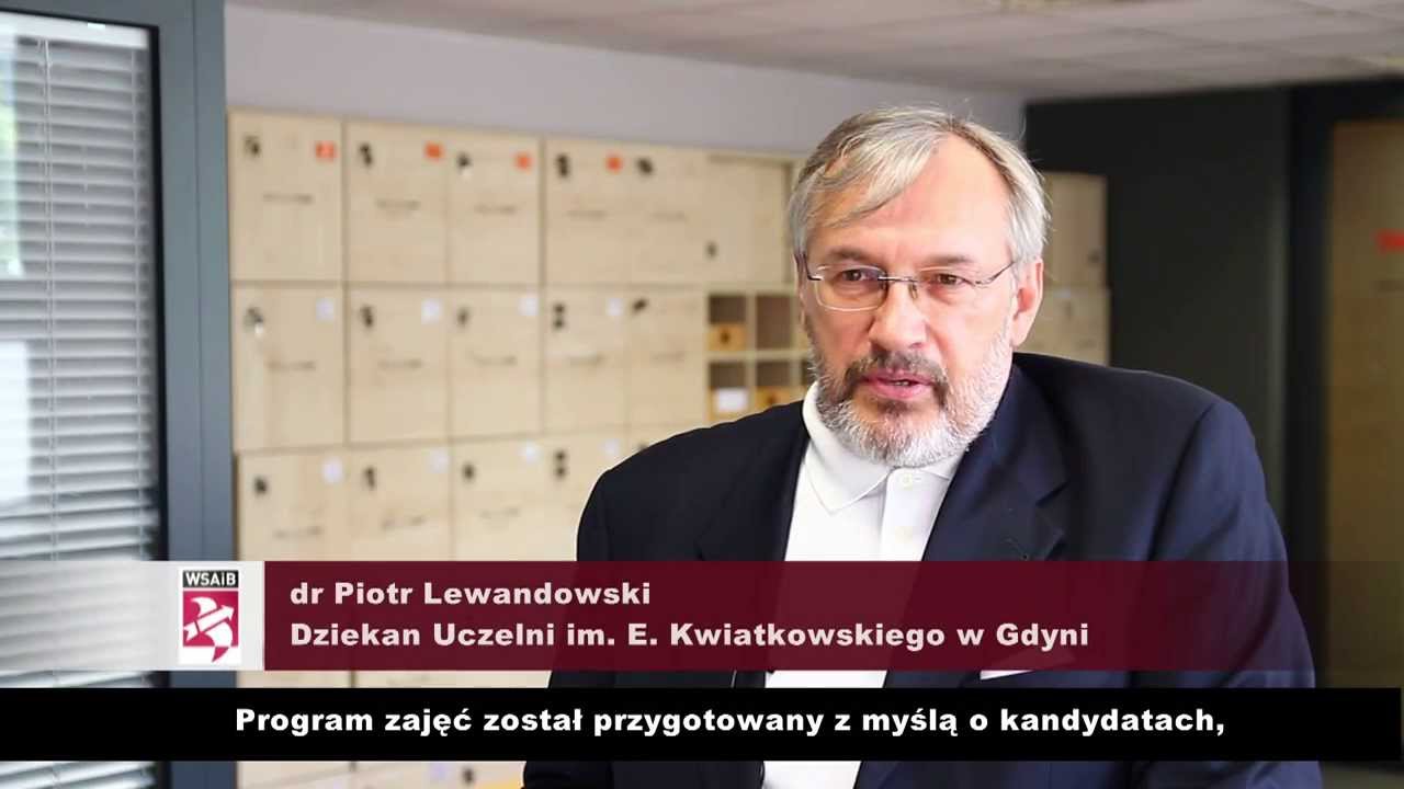 Uczelnia im. E. Kwiatkowskiego w Gdyni prowadzi studia biznesowe w języku angielskim.