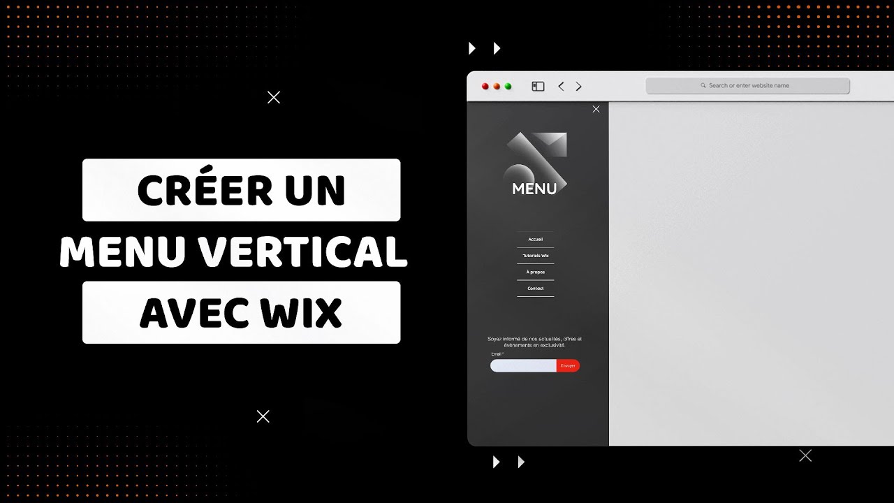 Tuto Wix : Comment créer un menu vertical