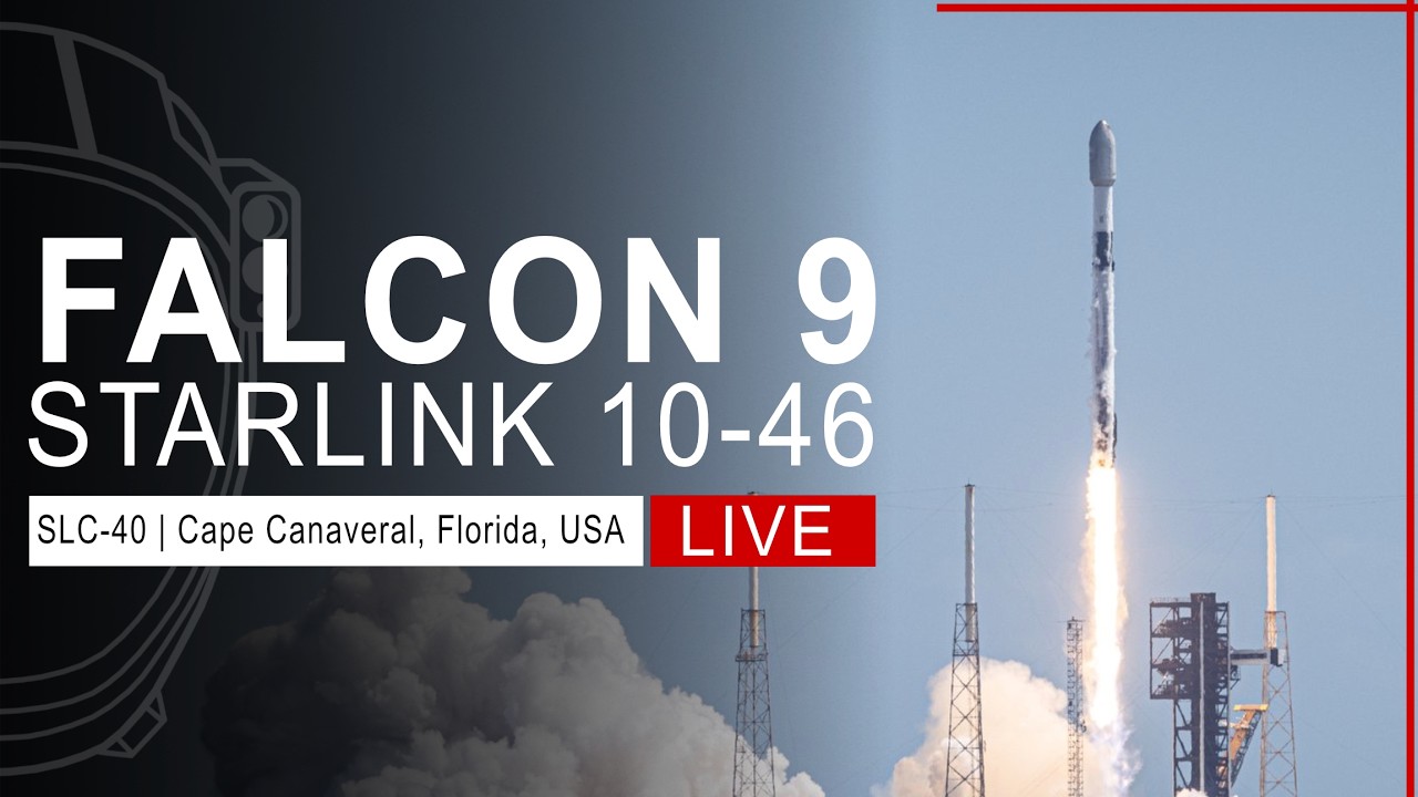 Компания SpaceX запустила миссию Starlink 10-46 с мыса Канаверал, штат Флорида.