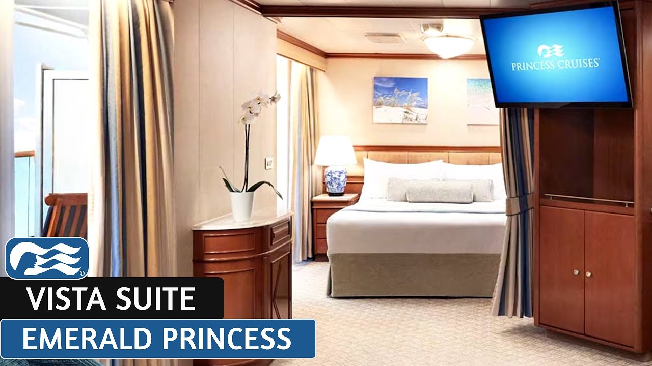 Emerald Princess | Vista Suite | Full Walkthrough Tour & Review | 4K