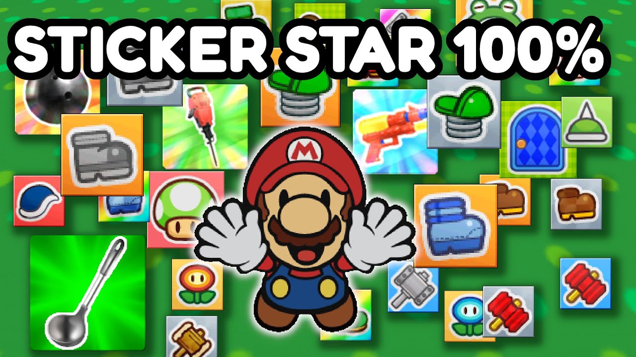 Finally Finishing the Sticker Star 100%!!!
