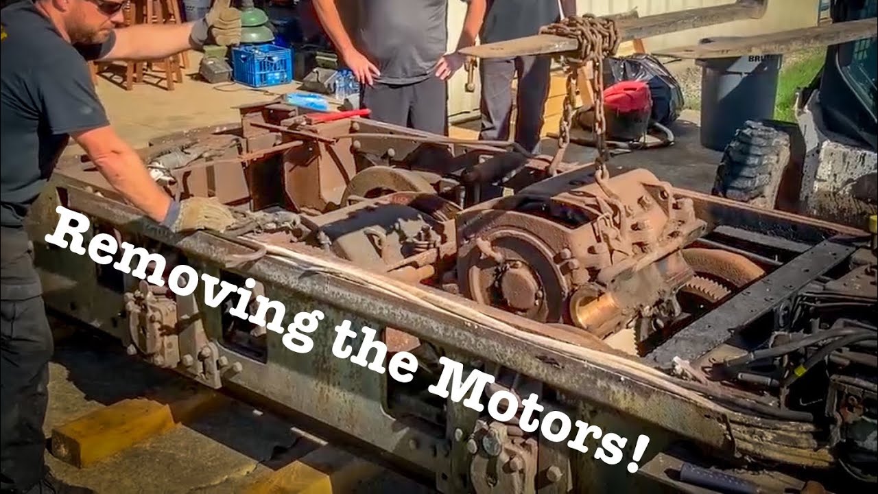 Working on our 6-Ton Underground Mine Locomotive