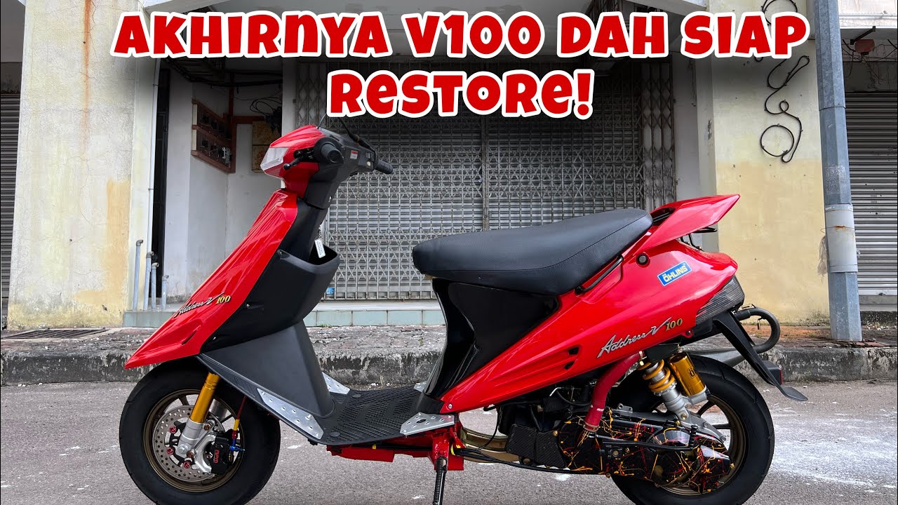 Akhirnya V100 dah siap restore!