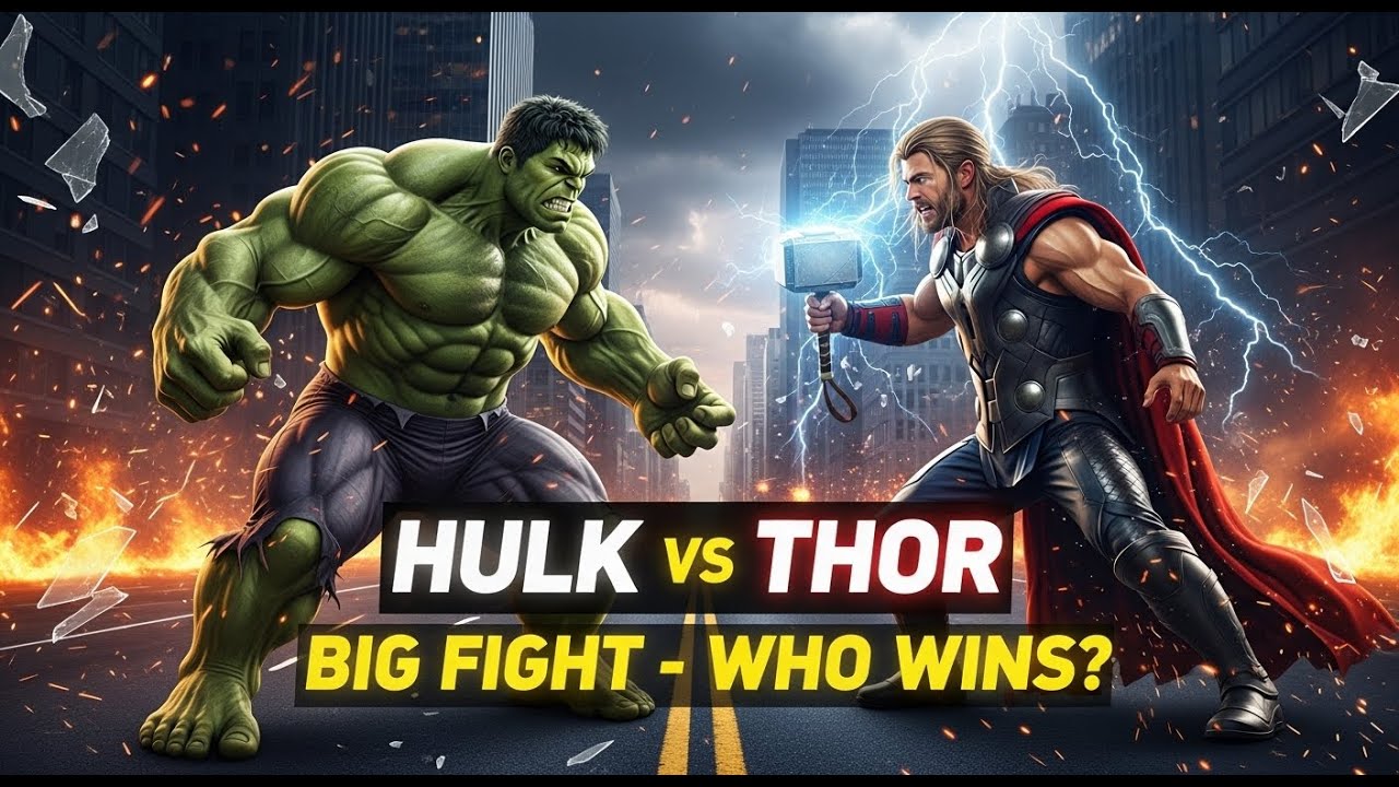 HULK vs THOR – Epic City Battle Showdown of the Strongest!