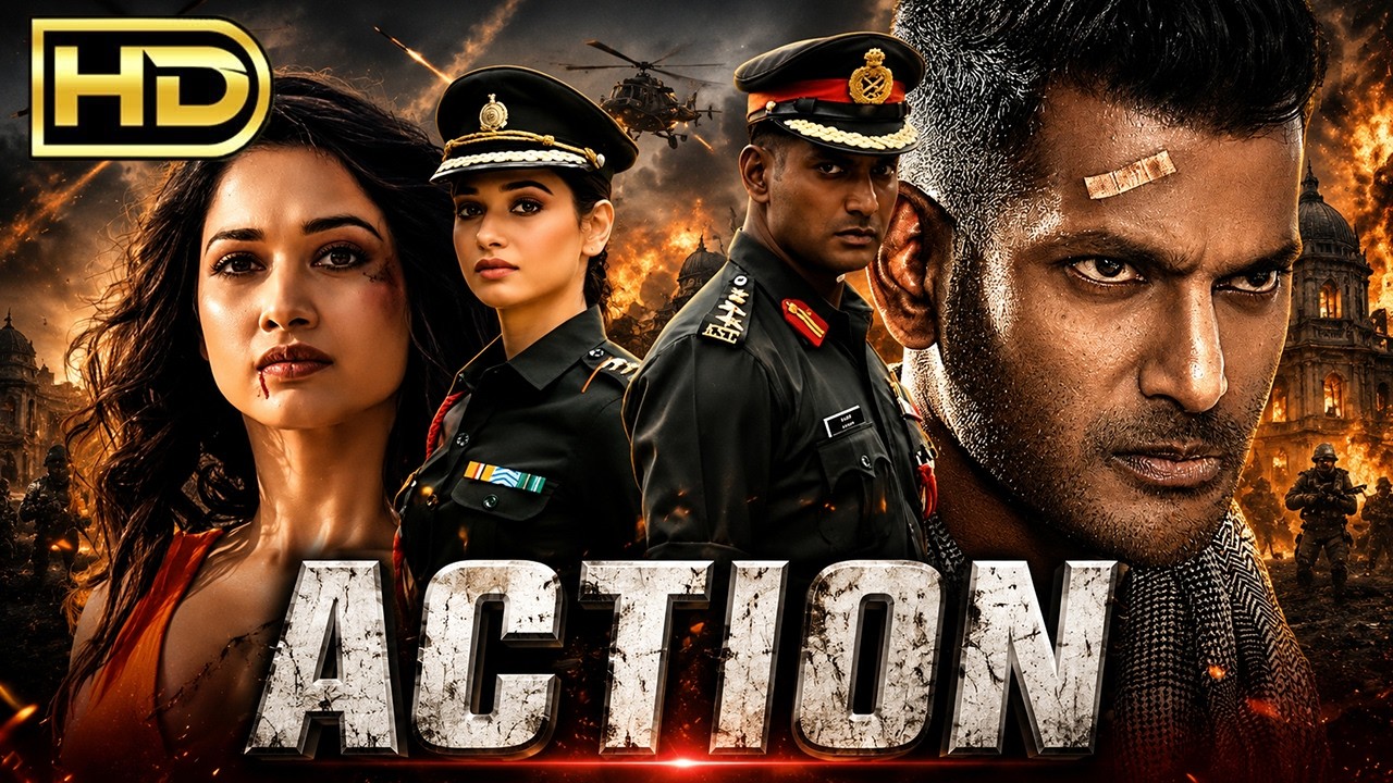 Action - South Blockbuster Hindi Dubbed Full Movie | Tamannaah, Aishwarya Lekshmi, Yogi Babu