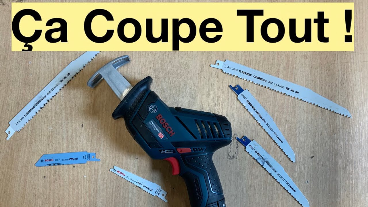 Teste Scie Sabre 12V Bosch Pro !