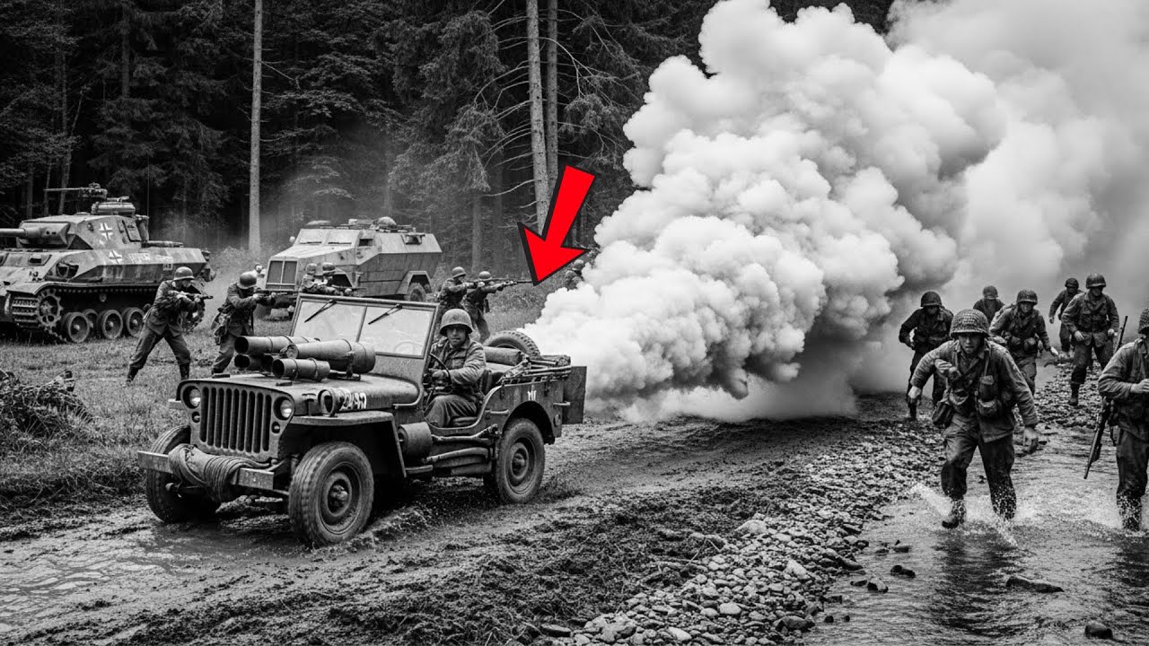 The US Army Faced a Kill Zone — So a Mechanic Turned a Jeep into a Moving Smoke Screen