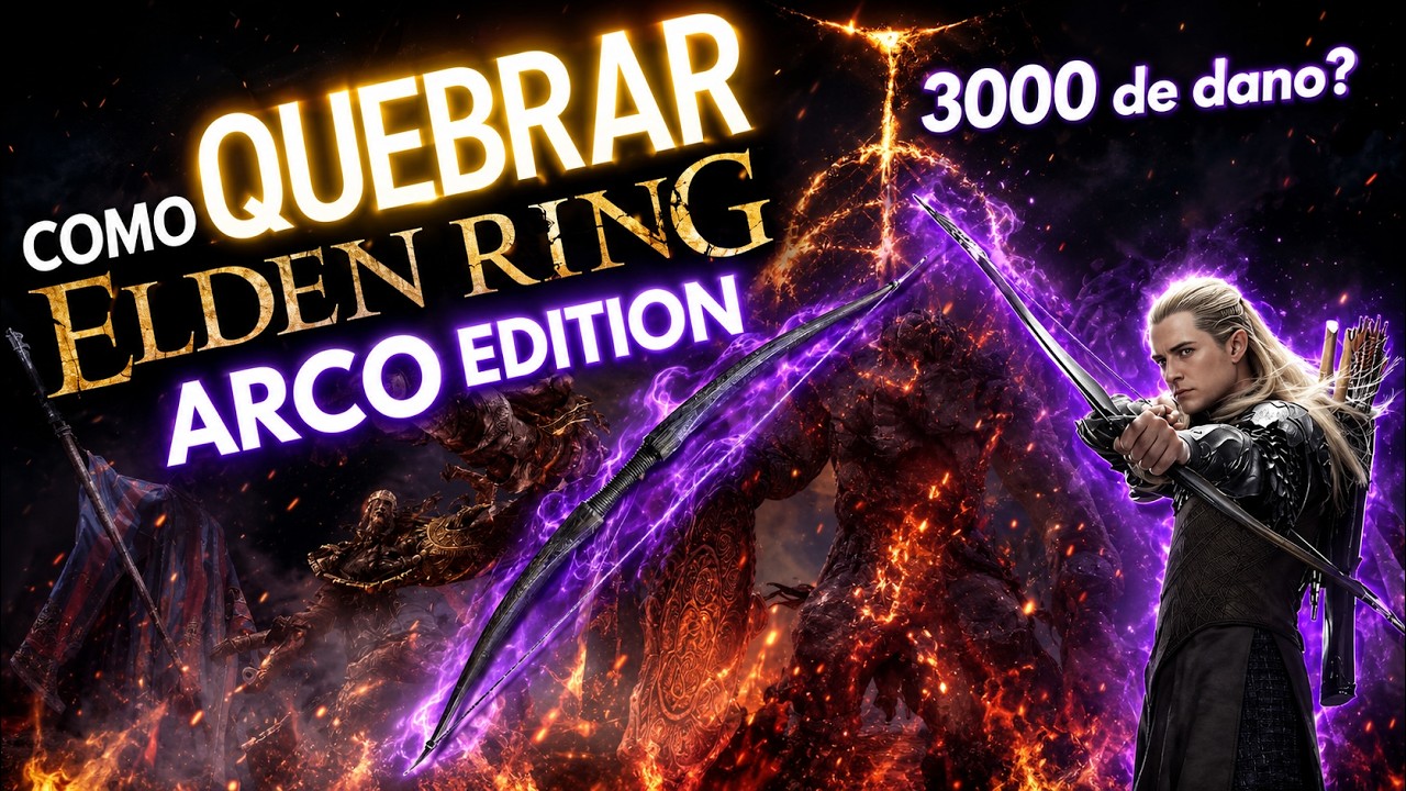 QUEBRANDO Elden Ring: A Build de ARCO MAIS FORTE!