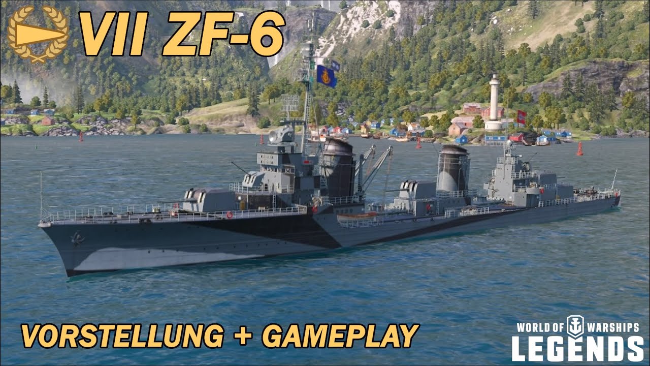 ZF-6 - Vorstellung und erstes Gameplay - World of Warships Legends