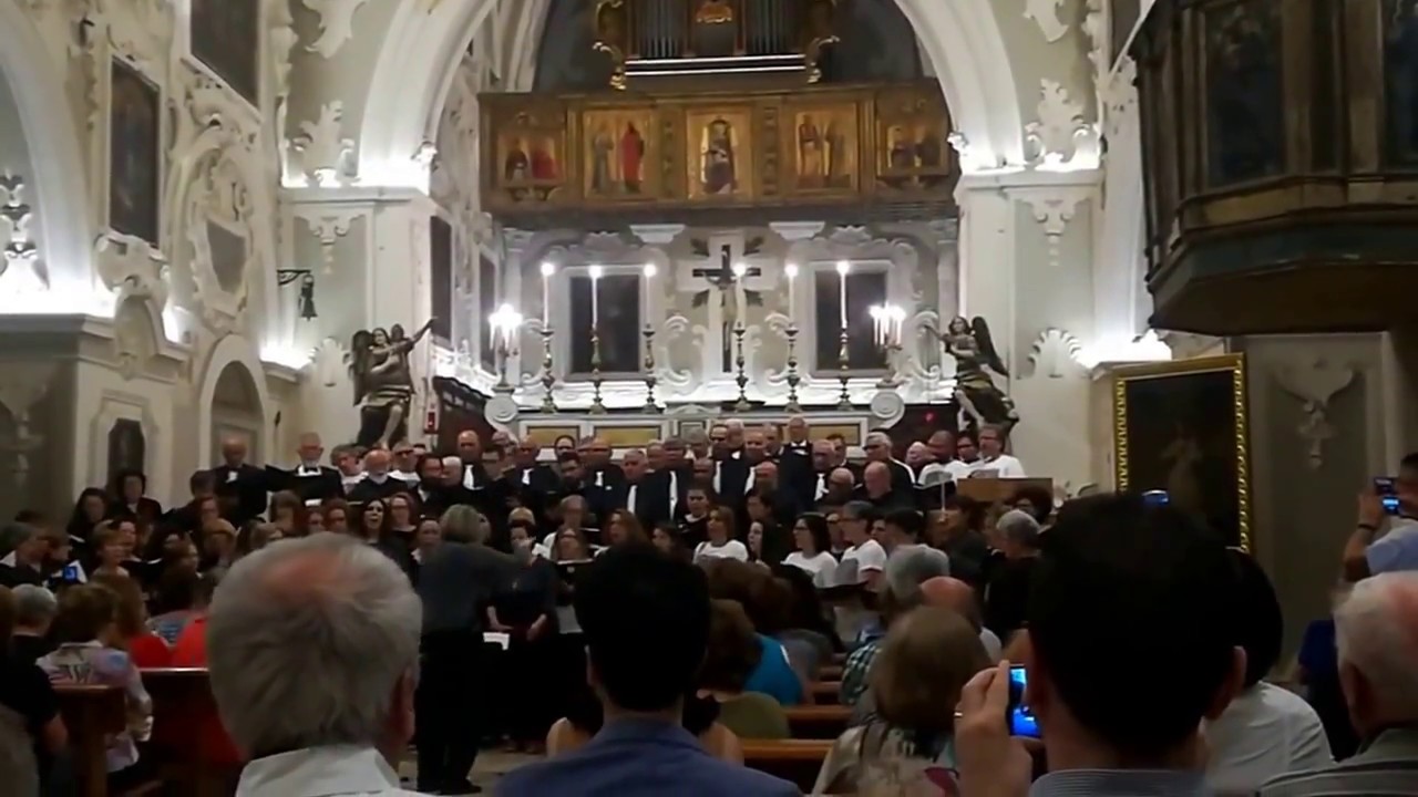 FESTA DELLA BRUNA 2018 - LE 4 CORALI DI MATERA ESEGUONO L'INNO ALLA AMADONNA DELLA BRUNA