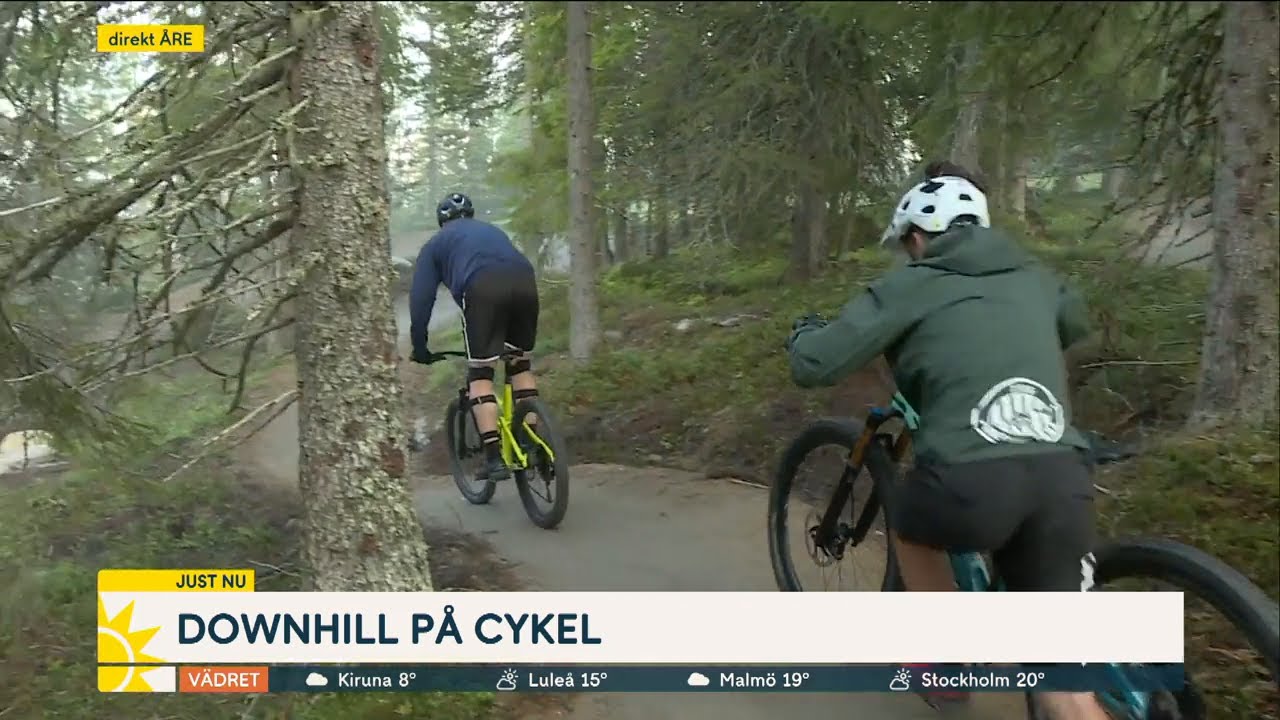 Mountainbikeskola: ”Nu ska vi neröver här!” - Nyhetsmorgon (TV4)