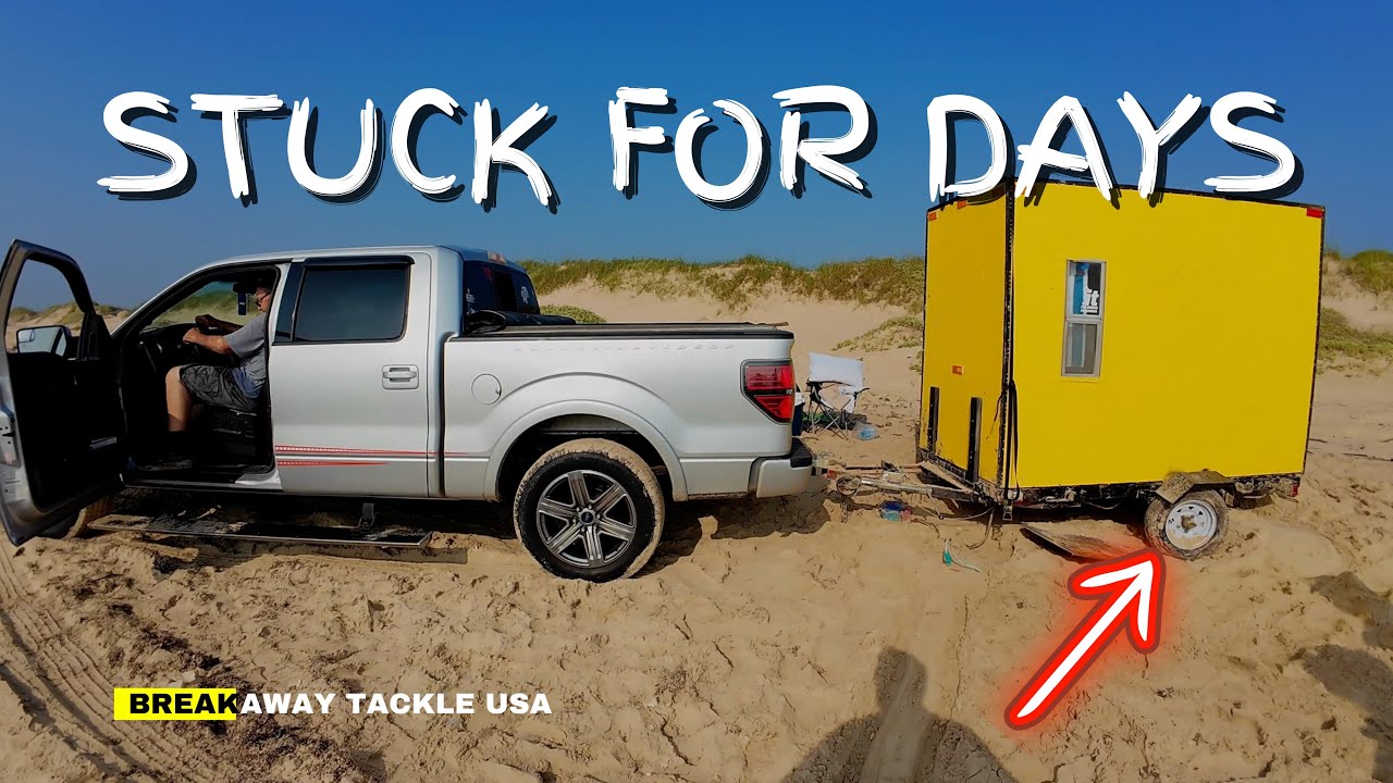 Stranded on Padre Island National Seashore.