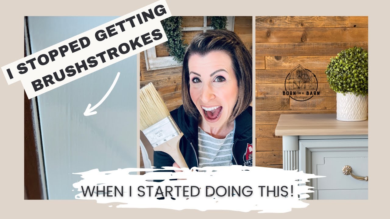 The Dreaded Brushstrokes | Furniture Painting