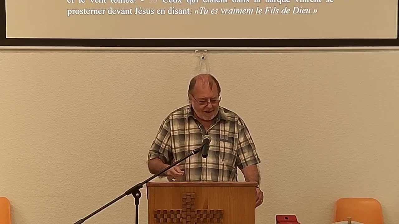 Message de M. Roca Didier: matthieu 14 v 22