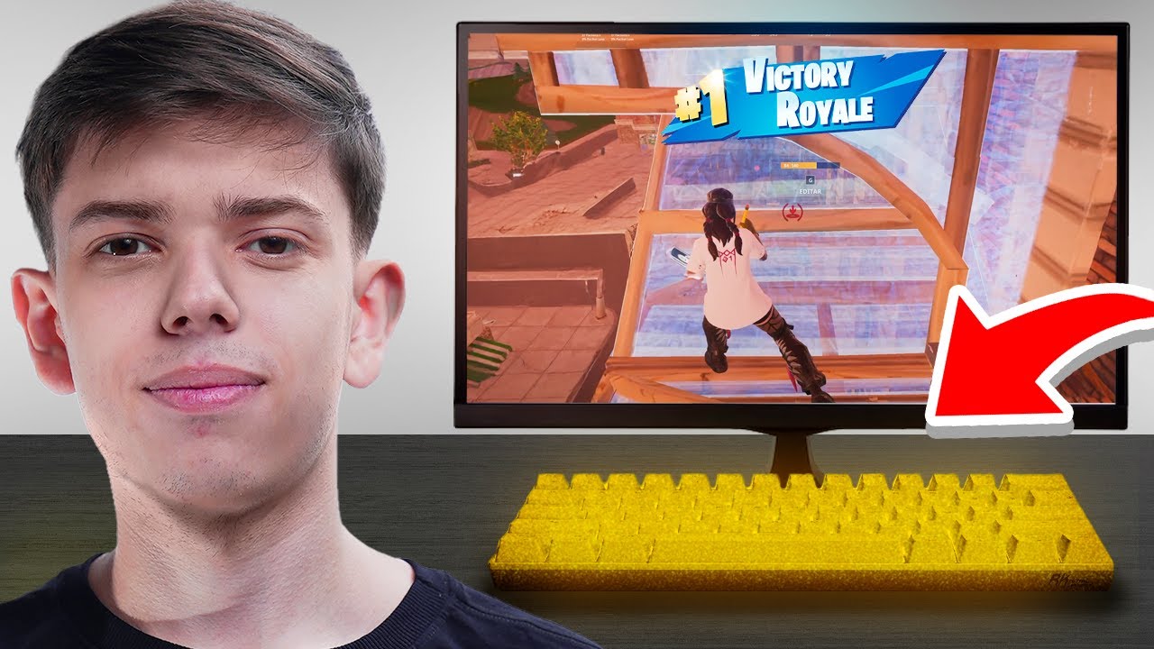 Teclado de R$100 vs Teclado de R$1000 no Fortnite (vale a pena?)