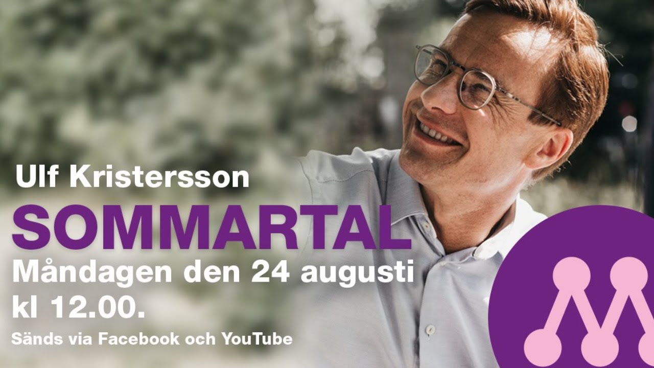 Ulf Kristersson h&aring;ller sommartal 2020