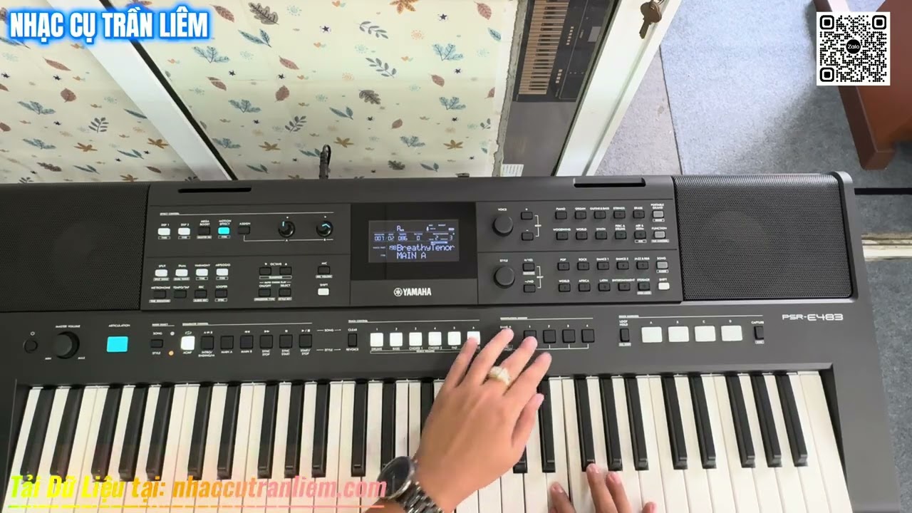 HƯỚNG DẪN LOAD USER & CÀI ĐẶT CHO ĐÀN ORGAN YAMAHA PSR E483 E583 TRẦN LIÊM