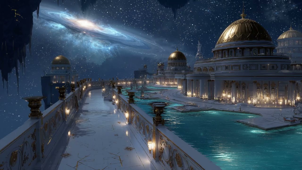Dark Space Music | Ambient Sci-Fi Skyline with Relaxing Cosmic Vibes