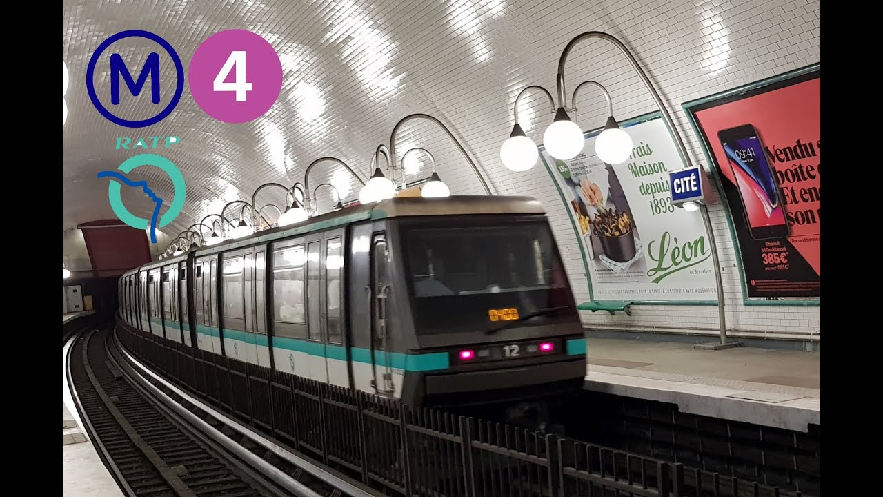 ( Métro Ligne 4 ) Spécial compilation de MP89 CC à la station Cité