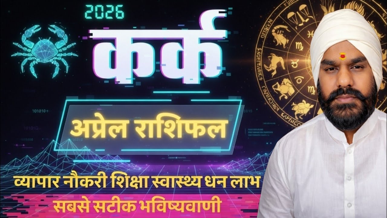 👉 कर्क राशि ⚠️ अप्रैल 2026 में बड़ा खतरा! 12 साल बाद ऐसा क्या होने वाला है?