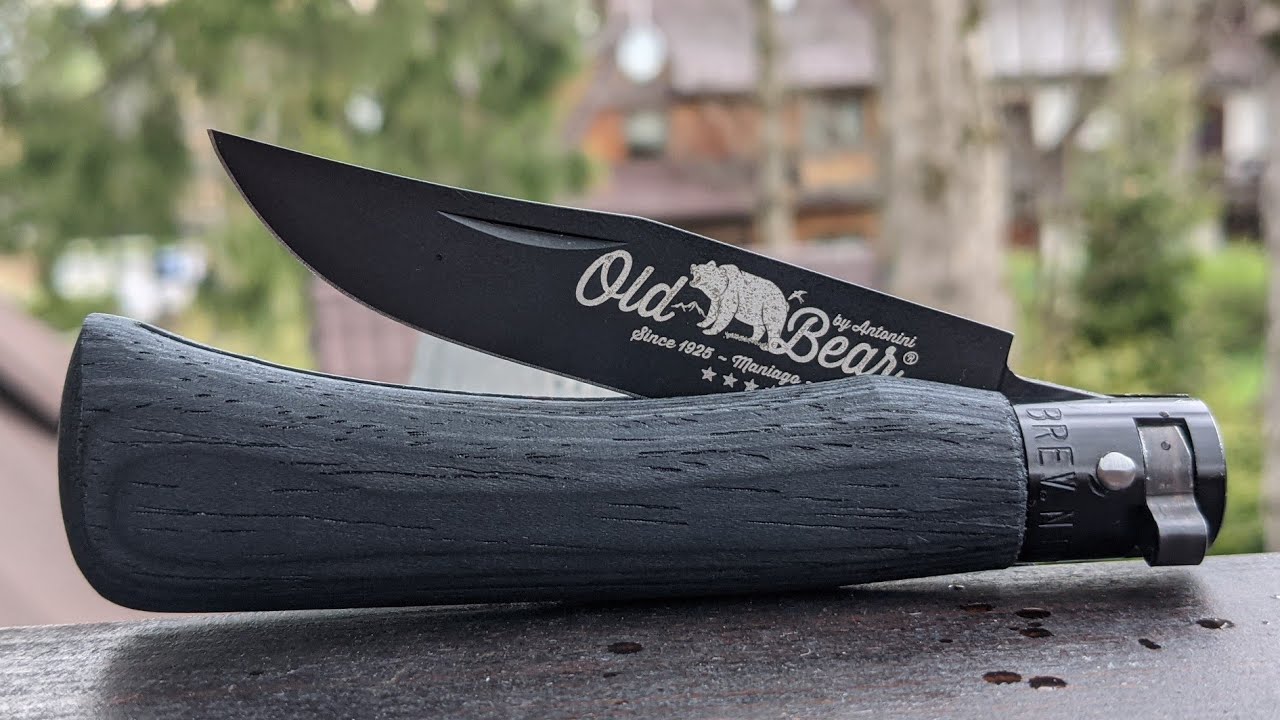 Нож Old Bear Black M VS Opinel. обзор, сравнение.