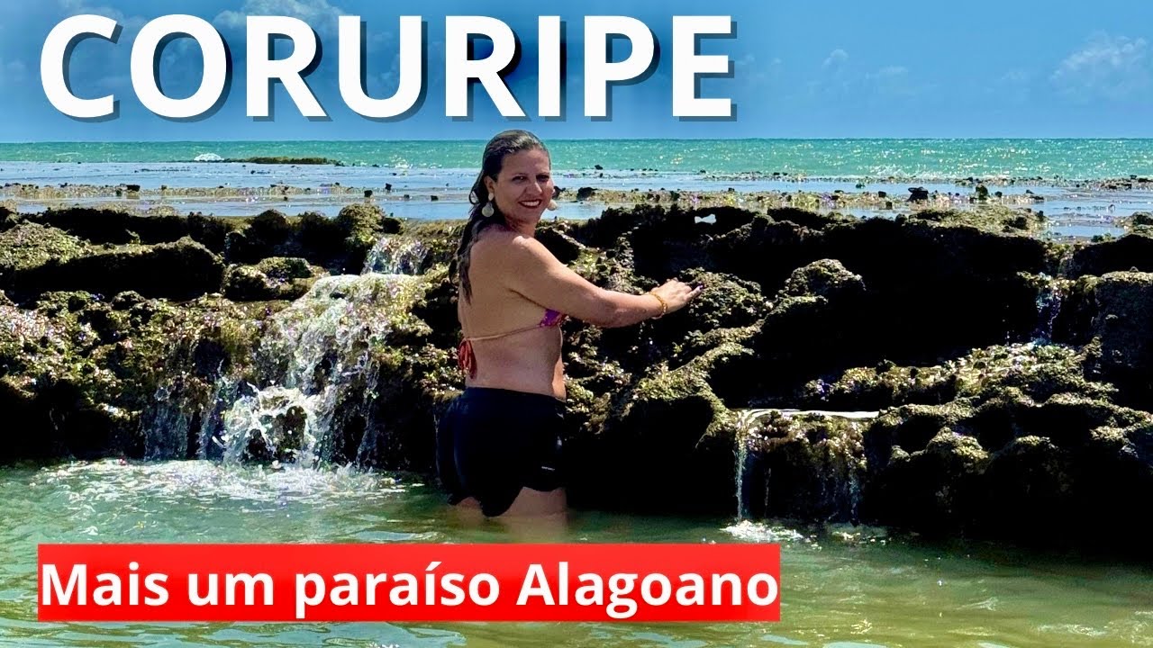 Conheça o Litoral Sul de Alagoas| uma praia com cachoeira 