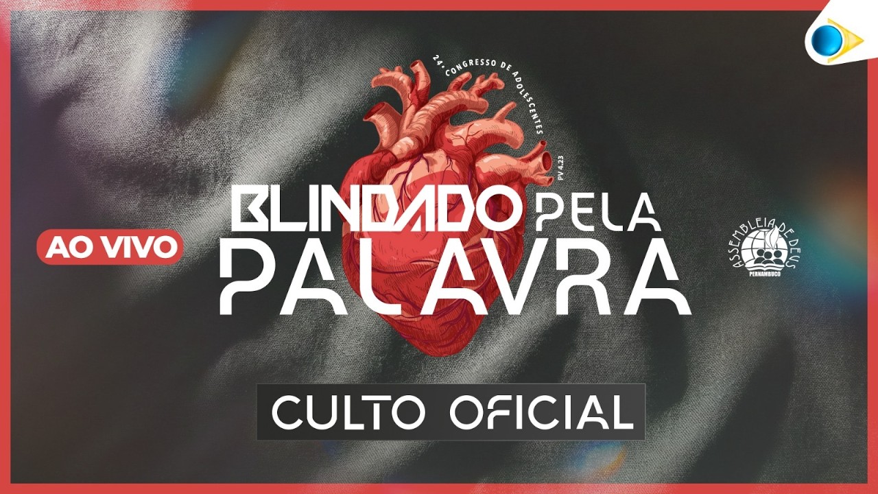 AO VIVO | CULTO FESTIVO - 24º CONGRESSO DE ADOLESCENTES - 31/01/26 | IEADPE - REDE BRASIL