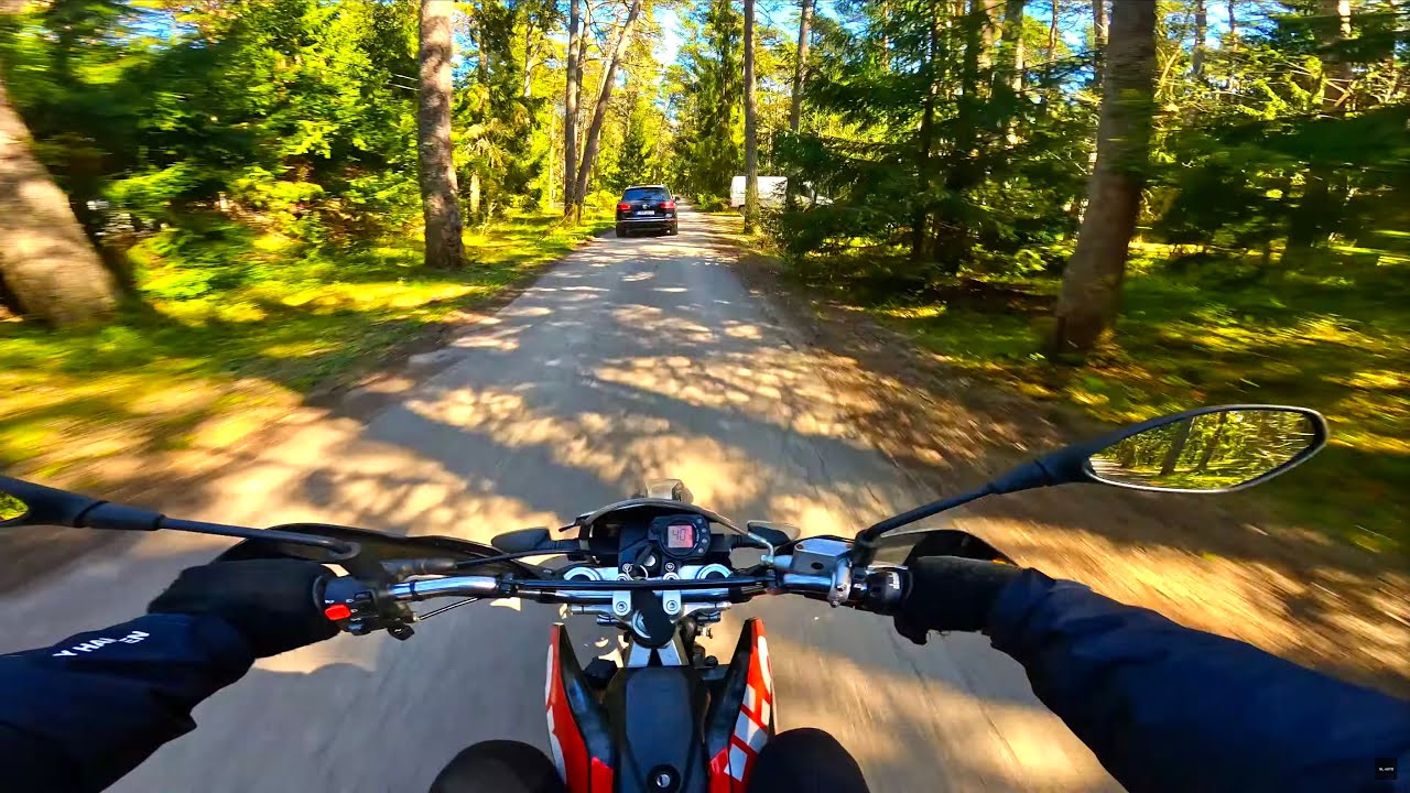 APRILIA SX 50cc 2016 | 4K POV Test Drive | Forest/Road