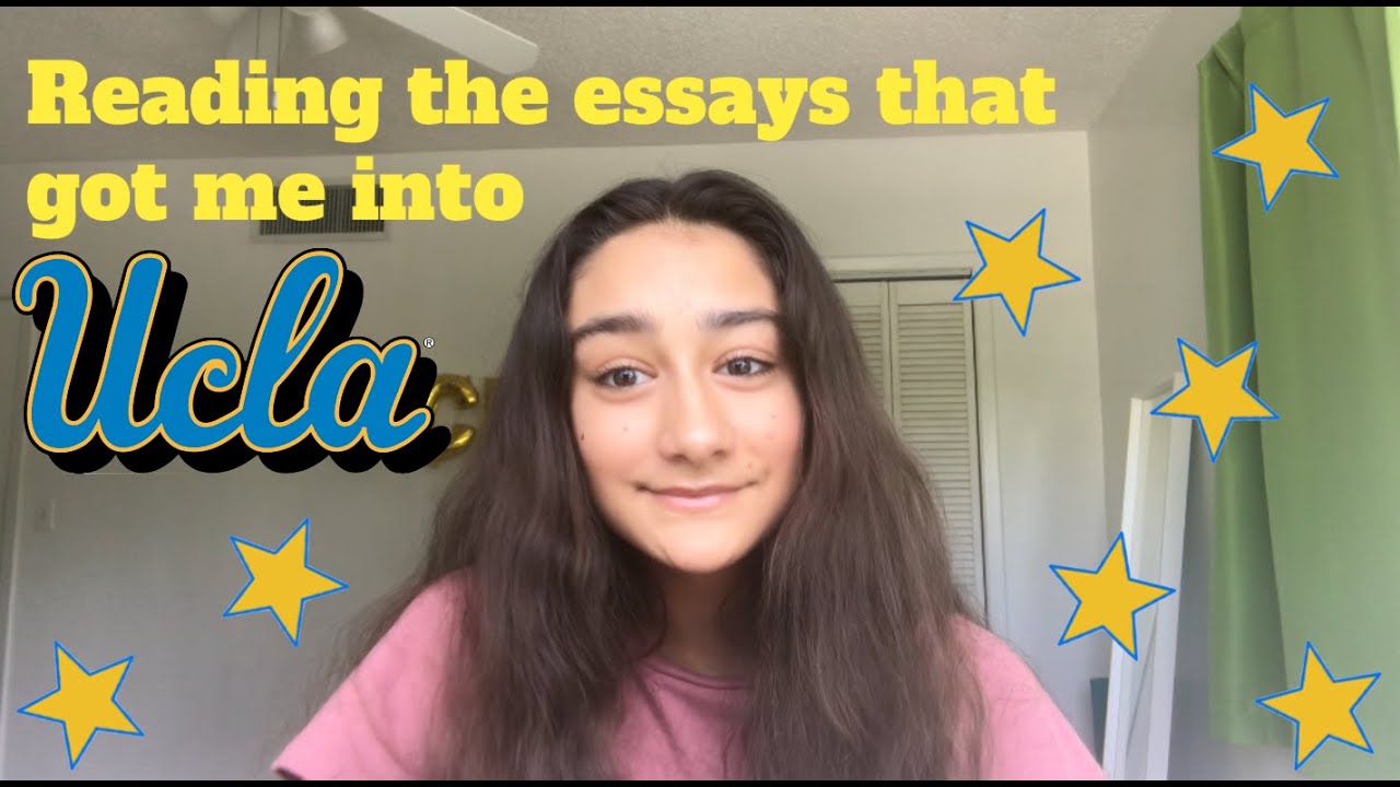 Reading the essays that got me into UCLA