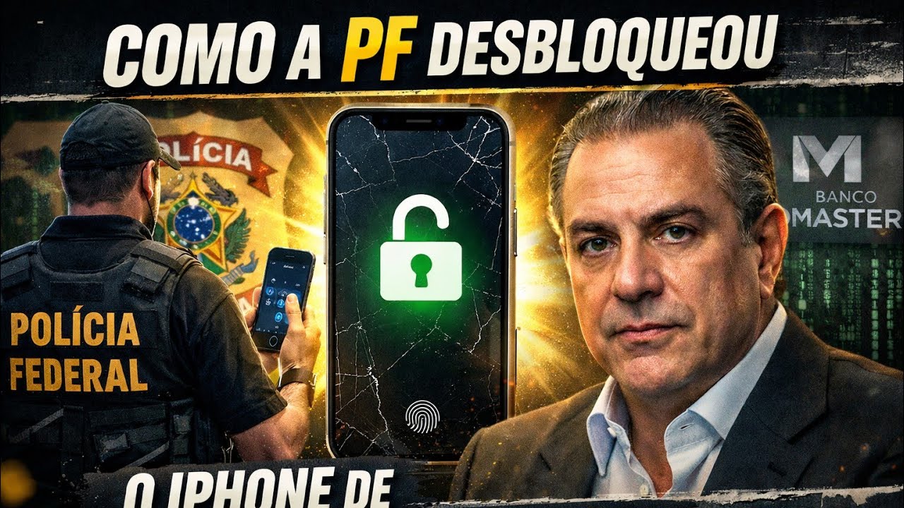 como a pol&iacute;cia federal conseguiu desbloquear o iPhone de Daniel vorcaro?