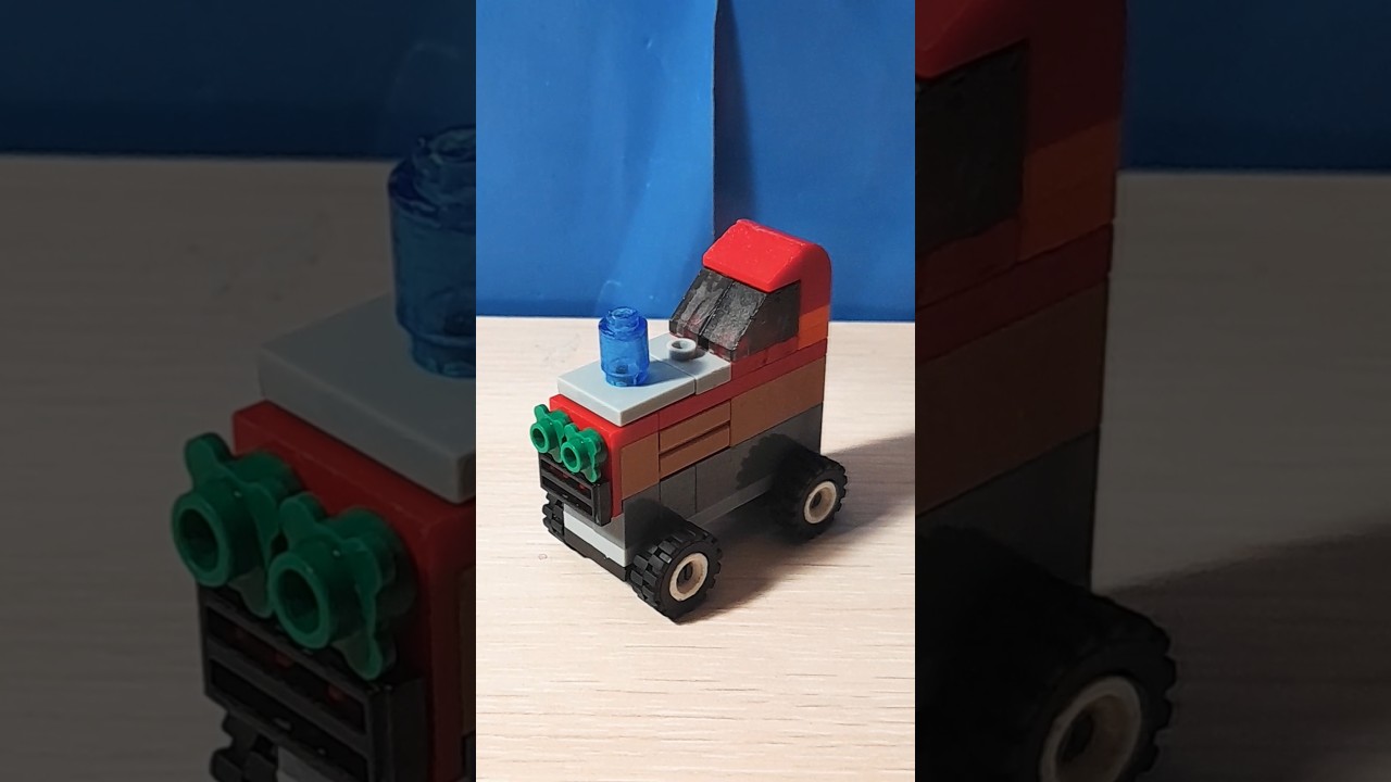 Трактор из лего #lego #обзорлего #automobile #лего #багс #transformers #toys #toys #ninjago #fingerb