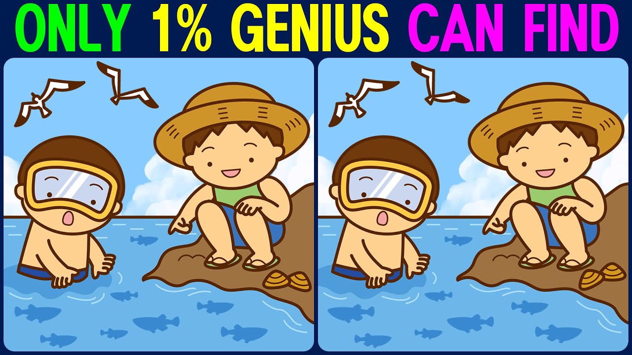 【Find the Difference】 Only 1% genius can find!