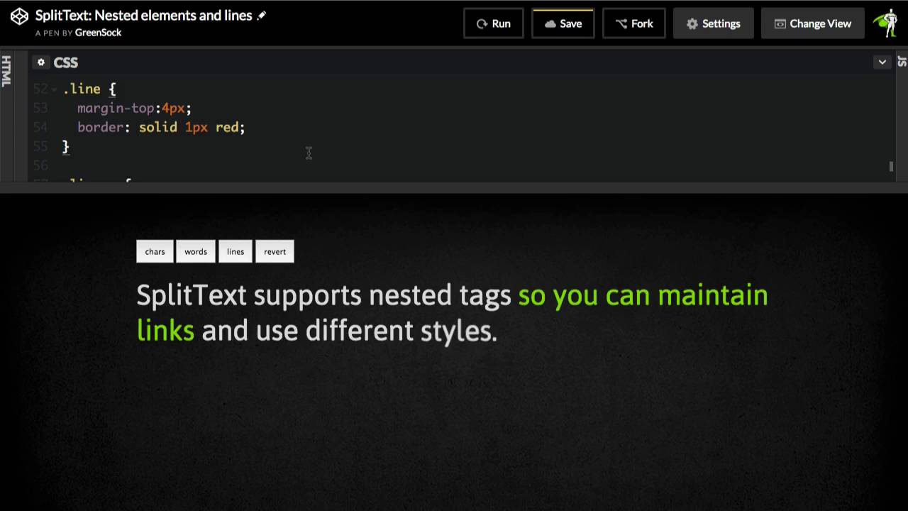 SplitText: Odd line breaks with nested elements explained