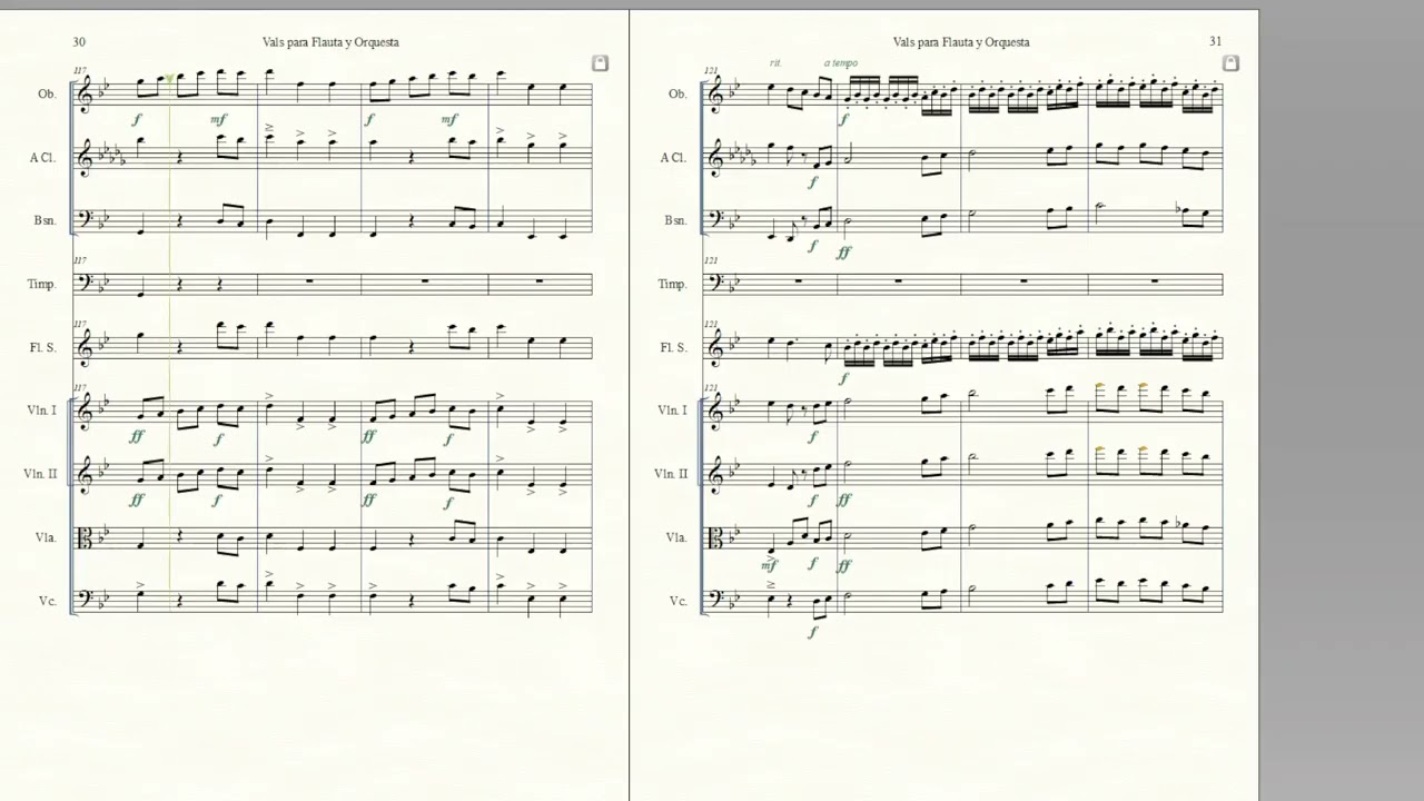 Waltz for Flute and Orchestra 'Ventisca', opus 110