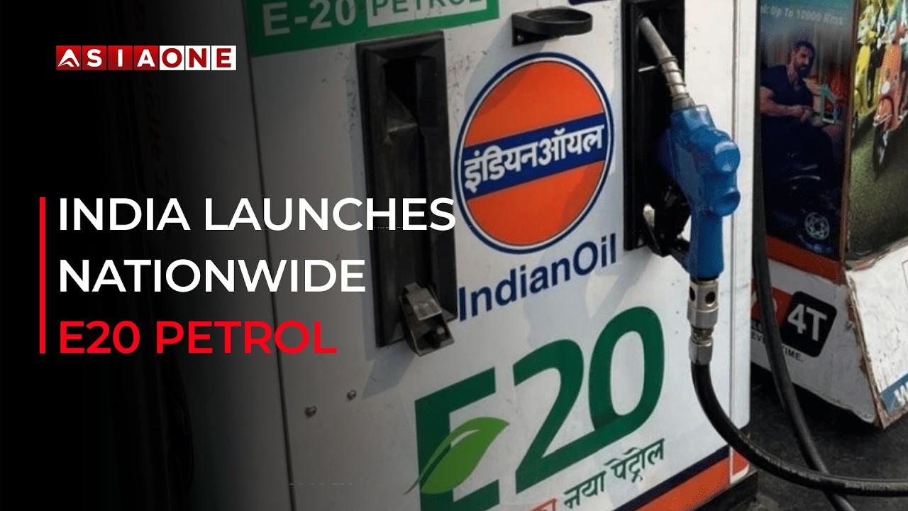 India Introduces Nationwide E20 Petrol Rollout | Asia One News