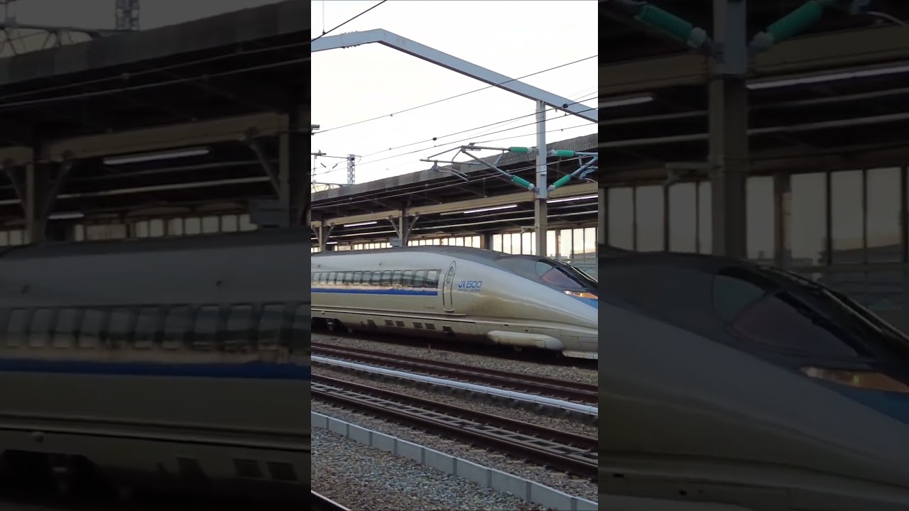 Jr500 West Japan Nishi Akashi Station #shortsviral  #shinkansen  #bullettrain  #japan