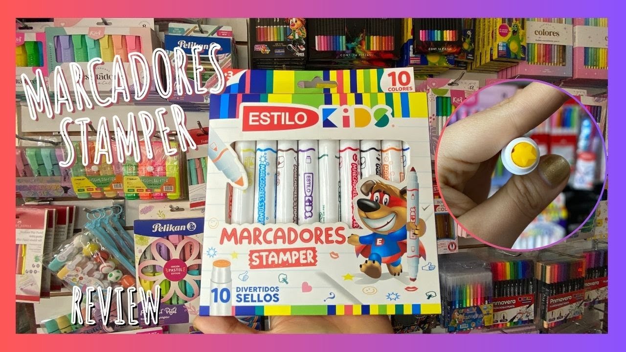 MARCADORES STAMPER ESTILO - Review ♥ Artística Stationery