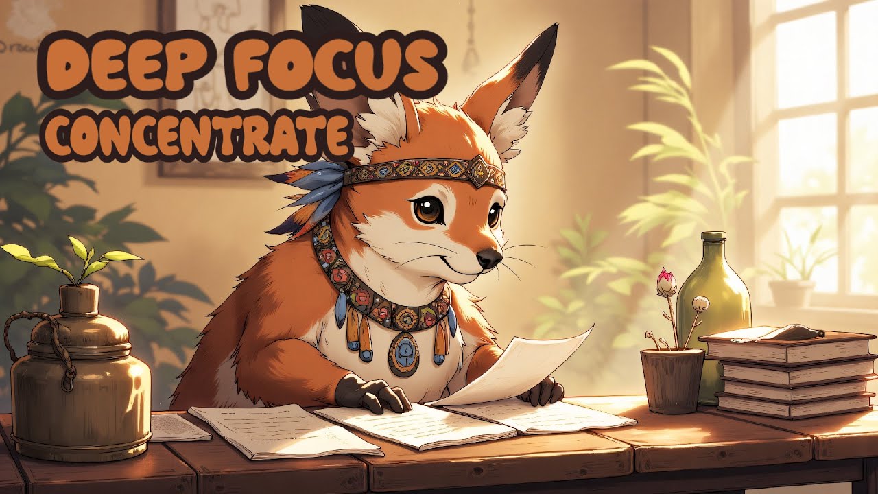 Deep Focus Sounds to Maintain Productivity | Dingo's Tribal Tunes