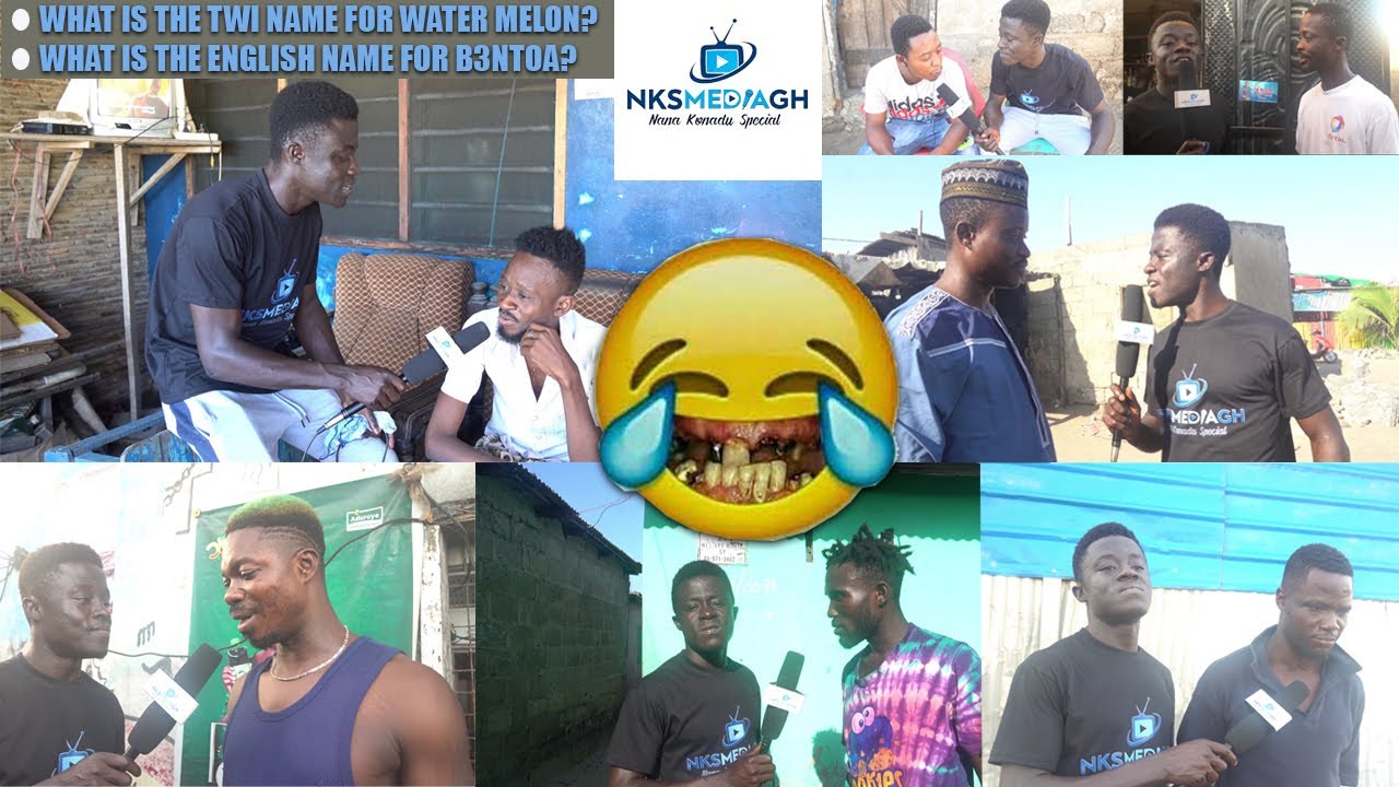 What is english name for bentoa and twi name for water melon?