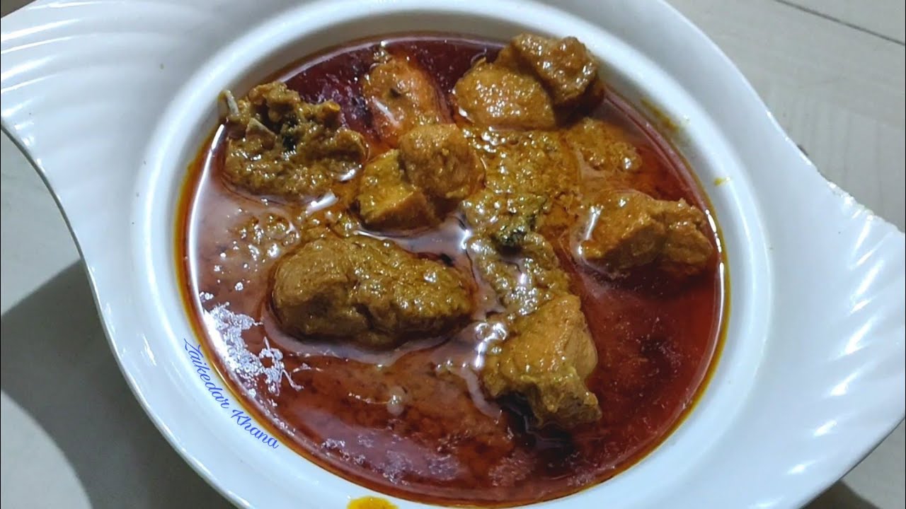 Jumma Mubarak Special Murge ke gosht ka salan/Indian Muslim Style Chicken Curry/Tasty Chicken Curry