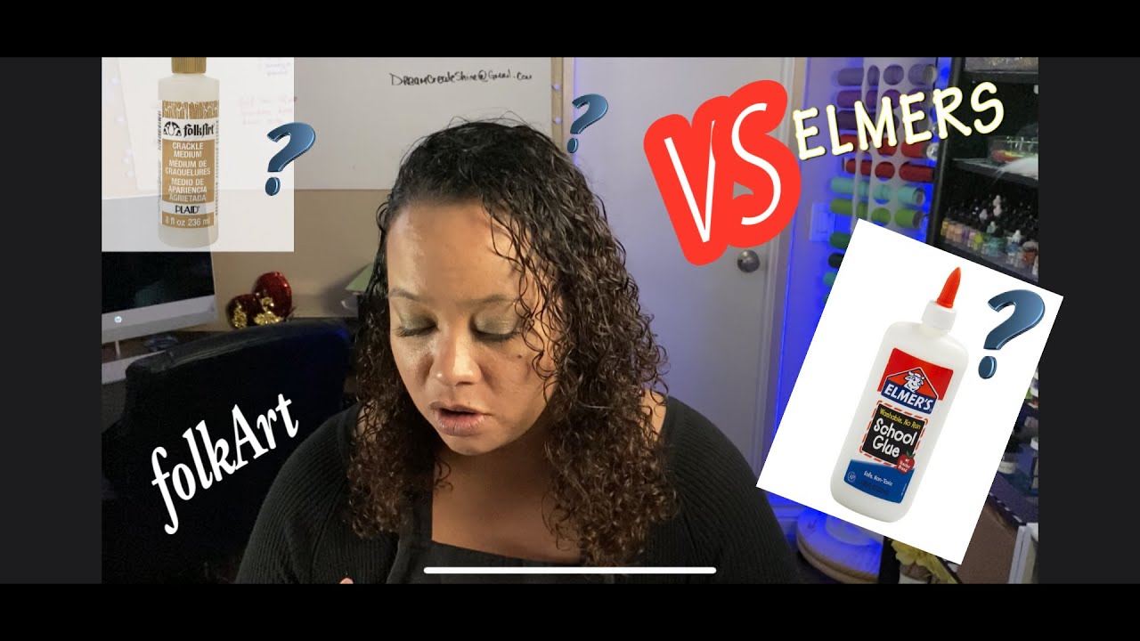Crackle Medium VS Elmers Glue Tumbler Tutorial