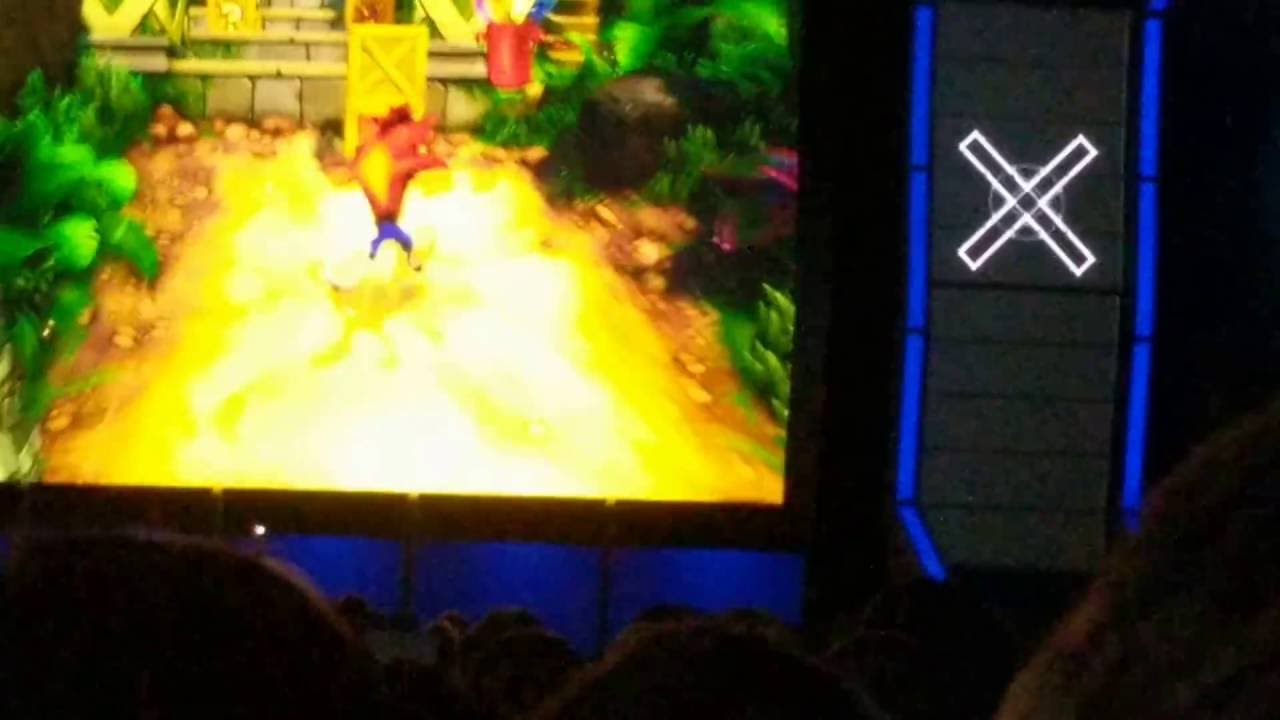 Crash Bandicoot N. Sane Trilogy Reveal Live Crowd Reaction at PSX 2016