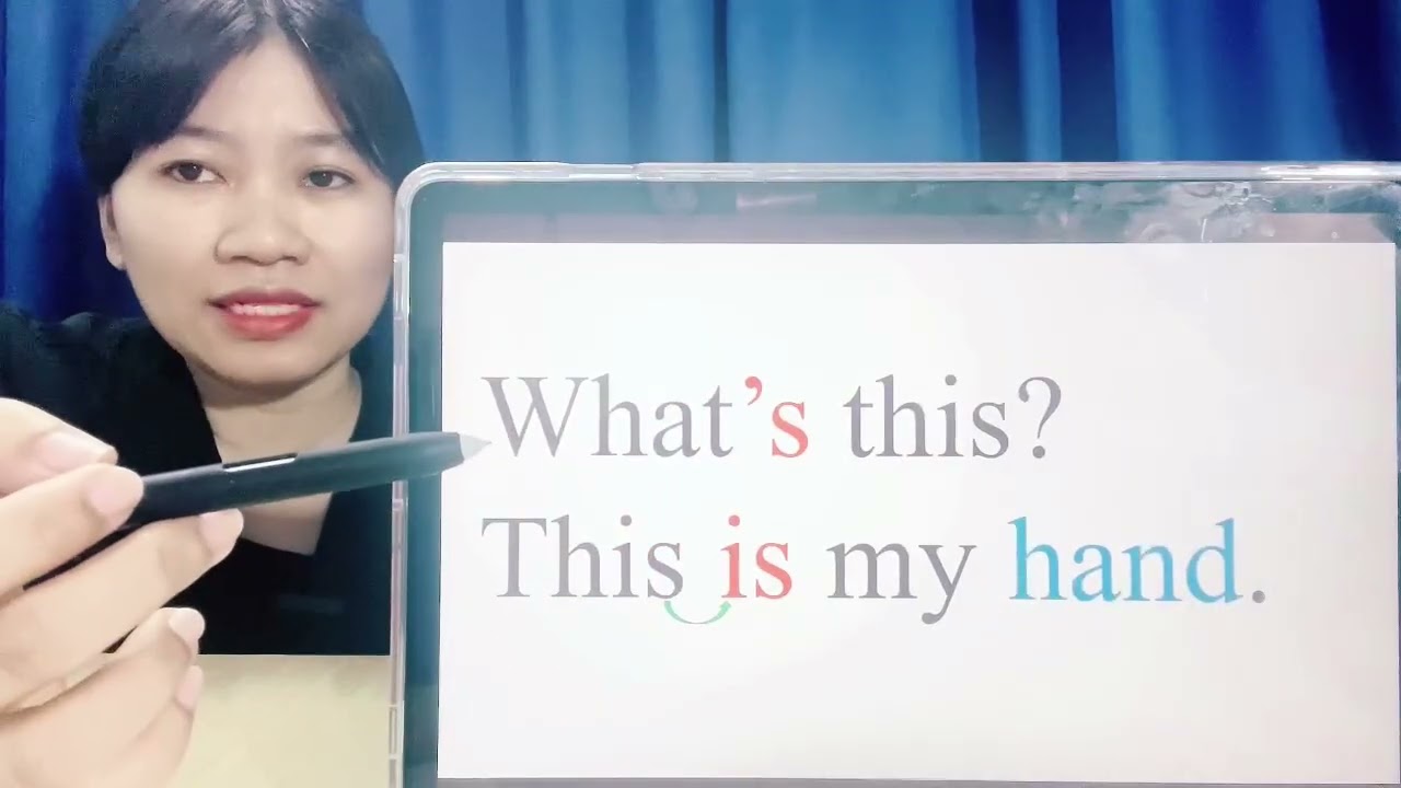 CLIP NGHE VÀ LẶP LẠI ÔN BÀI - Up1 Lesson 70 - What's this  This is my arm