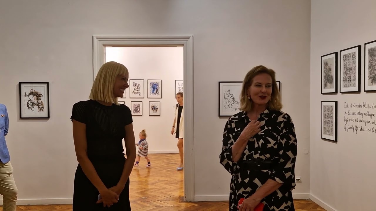 Julia Peyton-Jones in X Vitamin gallery, Belgrade. September 2nd 2023