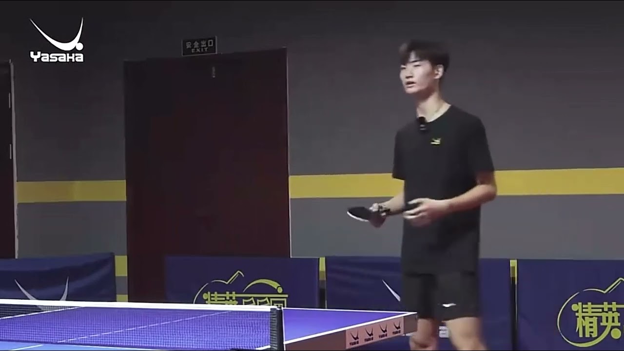 把永博讲解长胶反手“磕”