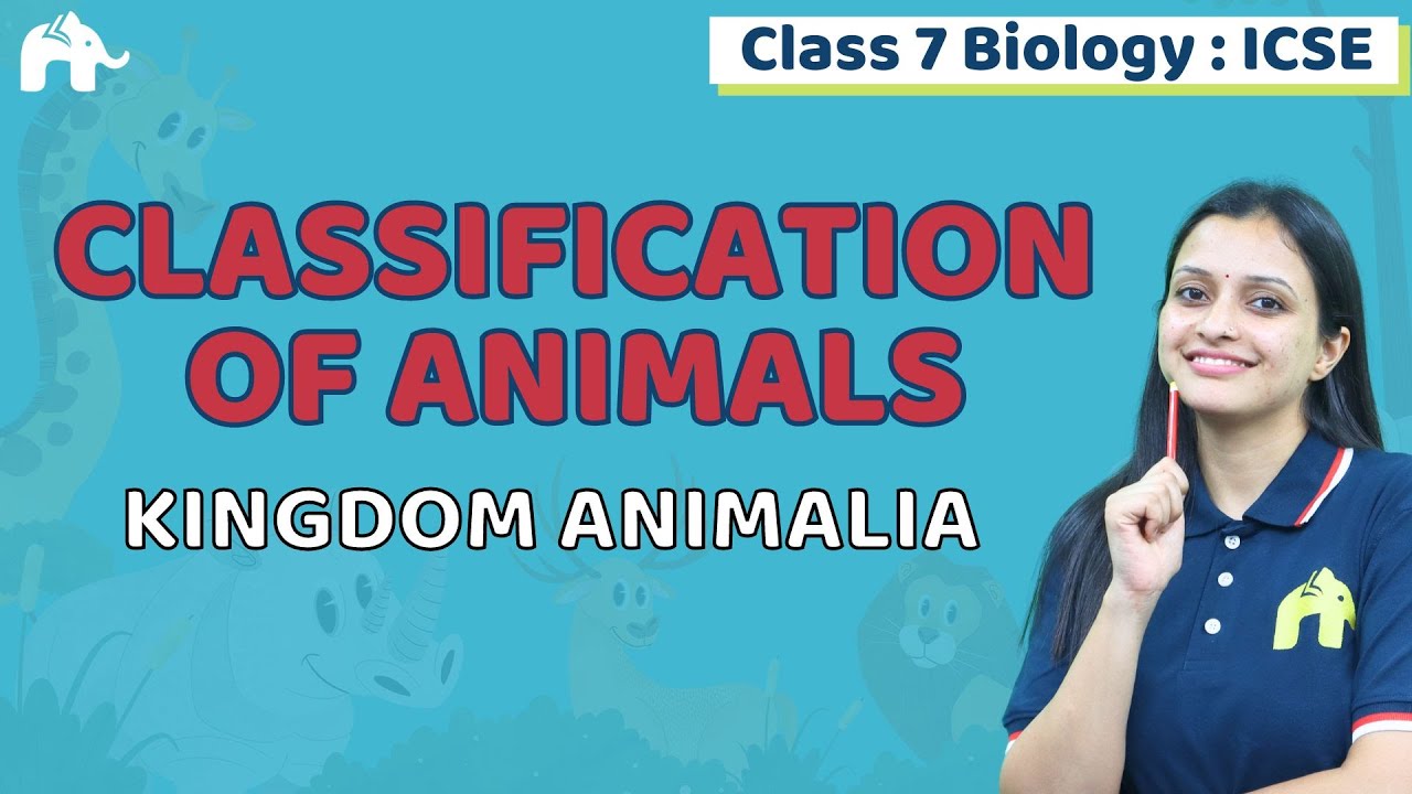 Classification of Animals Class 7 ICSE Biology Chapter 3 | Selina | Kingdom Animalia