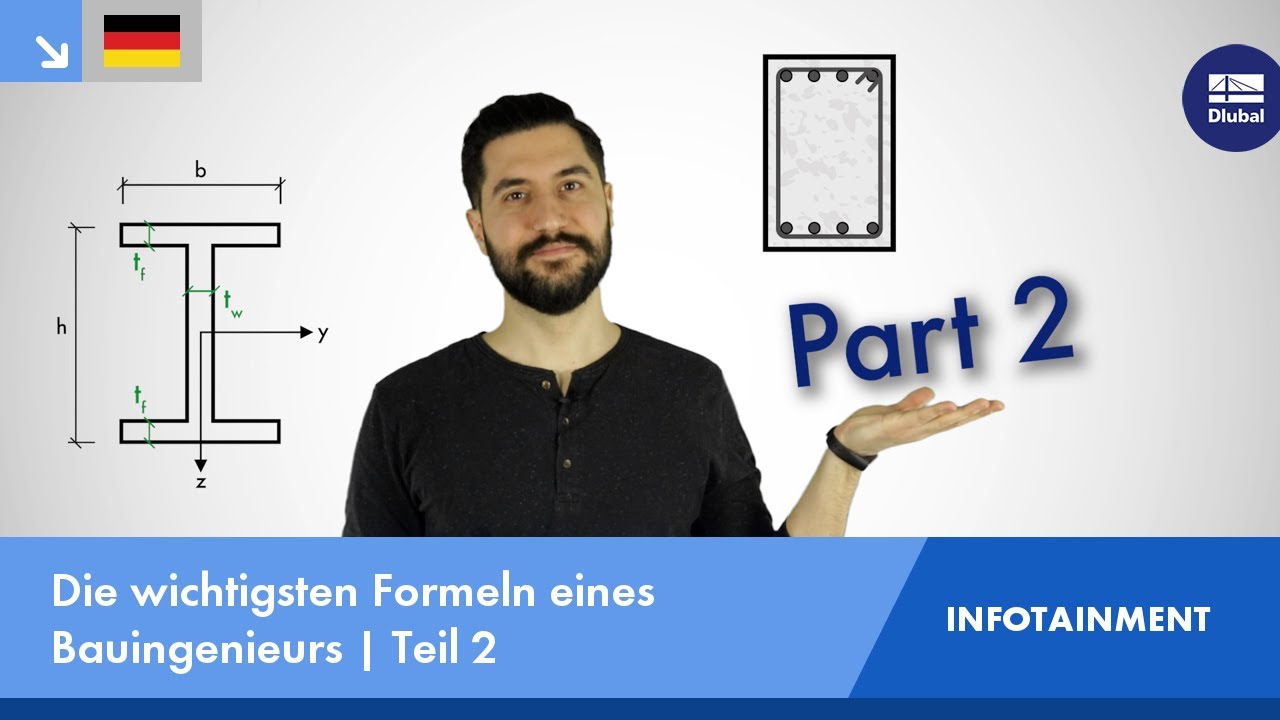 Die wichtigsten Formeln eines Bauingenieurs | Teil 2