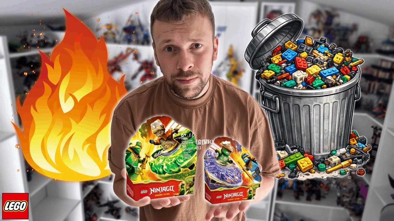 Я собрал новые спиннеры LEGO Ninjago&hellip; Жарить или нет?