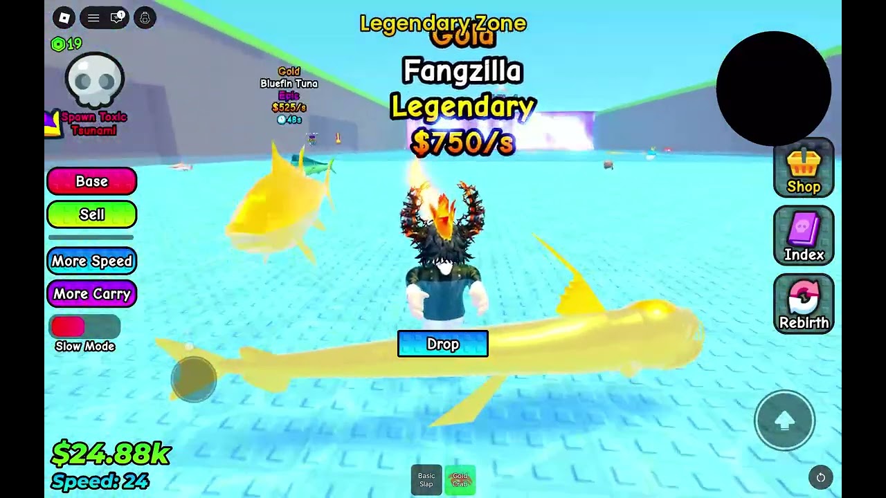 save fish from a Tsunami#roblox#save a fish