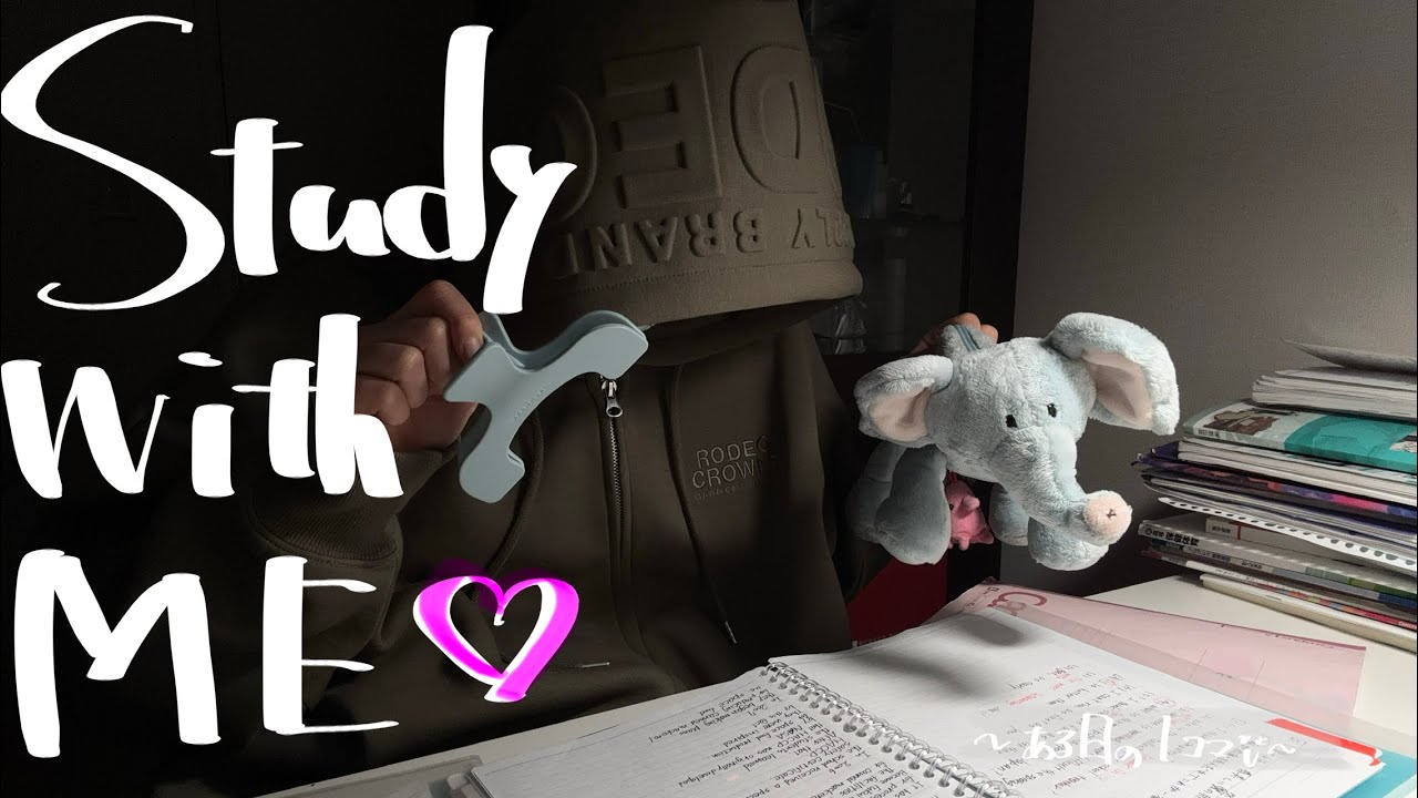 ♡study with me ♡ ある日の一コマ🍎~1時間~